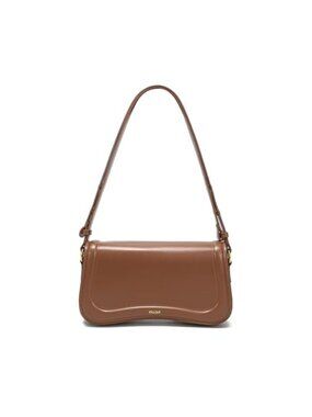 Crescent Shoulder Bag for Women Small Leather Strap Dumpling Handbag Purse